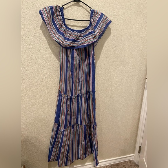 Asos New without tags Ruffle Maxi Dress summer size 4 small - Picture 4 of 6